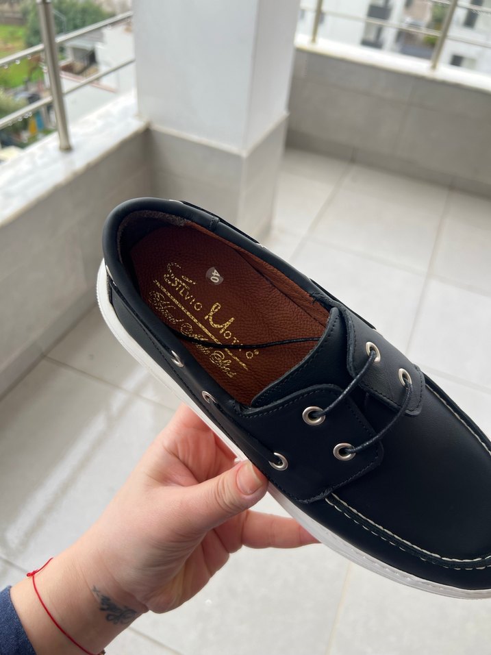 Erkek Siyah Bağcıklı Günlük Spor Ayakkabı - Görsel 3