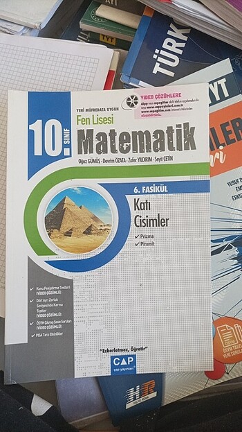 10.sınıf fen lisesi 6. Fasikülü katı cisimler (çap yayınları) 