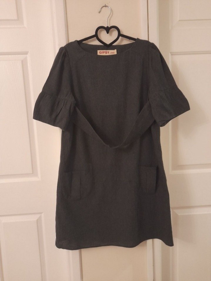 Roman Gipsy füme elbise - Görsel 3