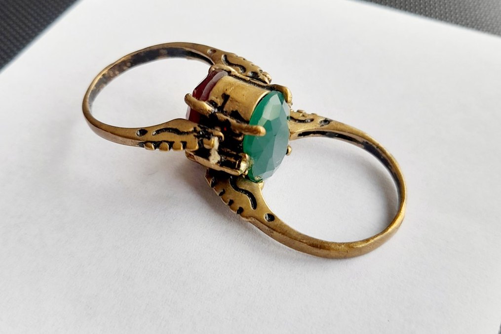 Çift taraflı vintage Yüzük - Görsel 3