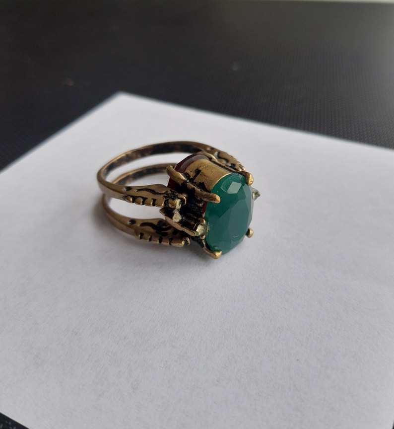 Çift taraflı vintage Yüzük - Görsel 5