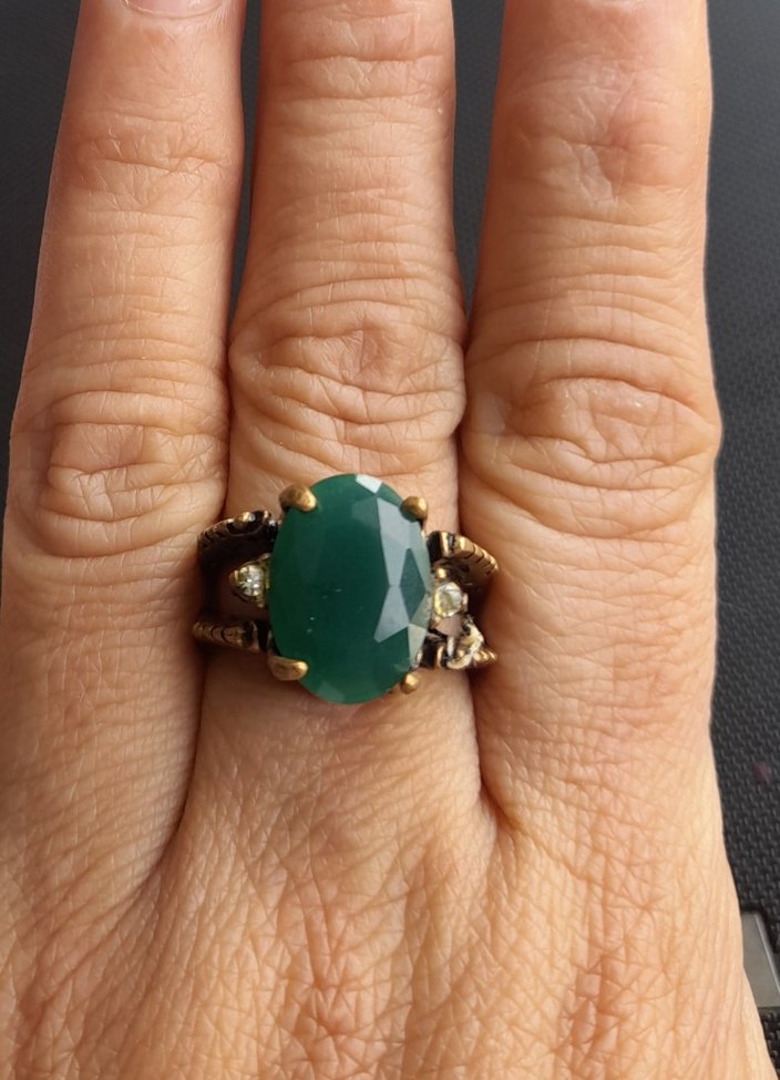 Çift taraflı vintage Yüzük - Görsel 2