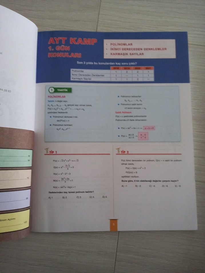 Benim Hocam AYT Matematik Kampı Kitabı - Görsel 4