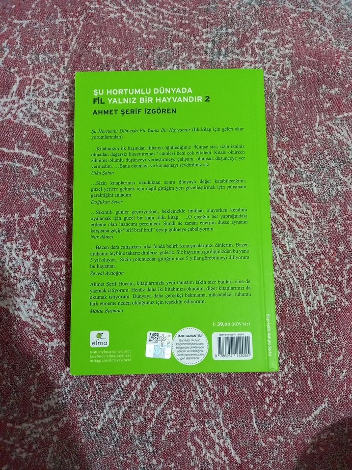 Şu Hortumlu Dünyada Fil Yalnız 2 - Ahmet Şerif İzgören - Görsel 2