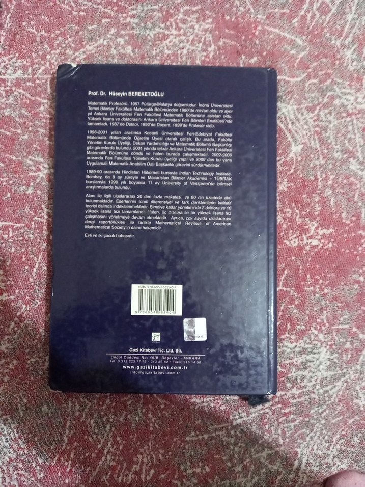 Fark Denklemleri - Prof. Dr. Hüseyin Bereketoğlu - Görsel 2