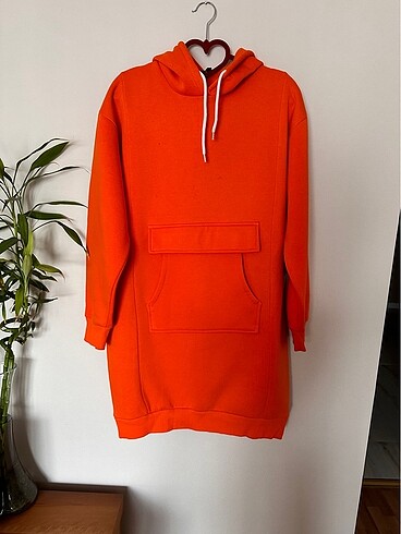 Kapşonlu sweat tunik