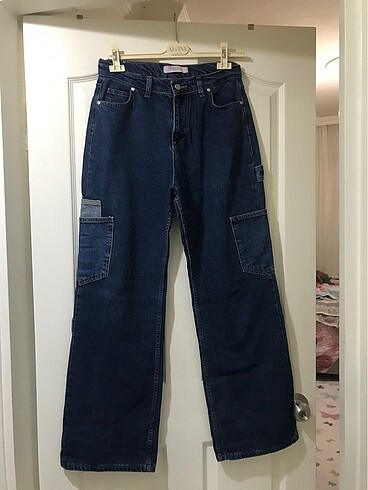 yüksek bel kot pantalon