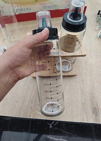 Ahşap standtlı yağdanlik  - Görsel 3