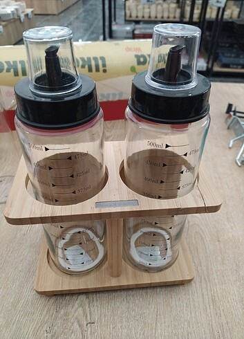 Ahşap standtlı yağdanlik  - Görsel 4