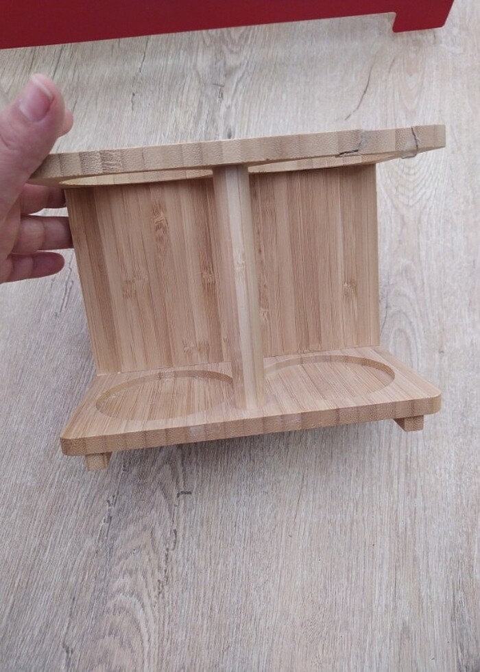 Ahşap standtlı yağdanlik  - Görsel 5