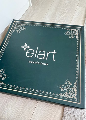 Diğer Elart Dantel Detaylı Parlak Beyaz Yemek Seti