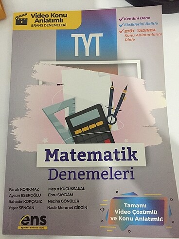 Tyt Matematik branş denemesi Ens yayını