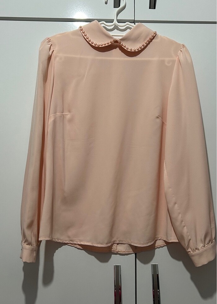 36 pudra rengi bluz - Görsel 2