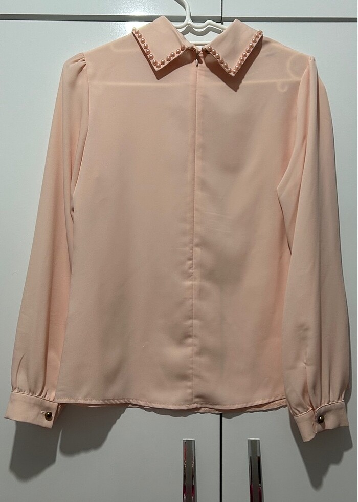 36 pudra rengi bluz - Görsel 4
