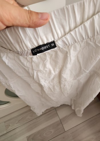 LCW Beyaz Uzun Etek - Görsel 4