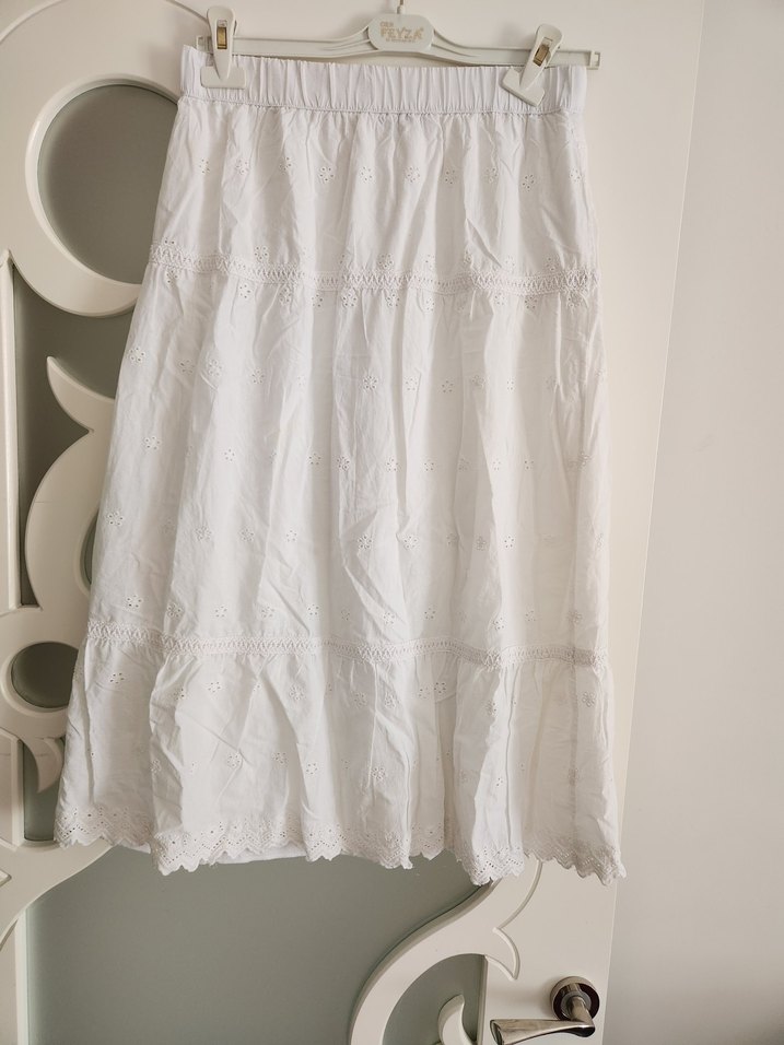 LCW Beyaz Uzun Etek - Görsel 2