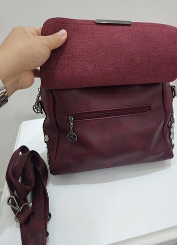 Bordo çanta - Görsel 9