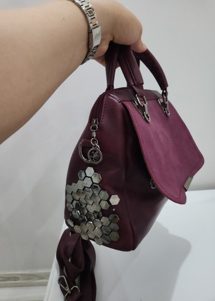 Bordo çanta  - Görsel 3