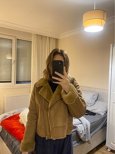 Stradivarius suni kürk mont