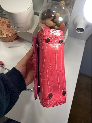  Beden pembe Renk Boydan asmalı çanta