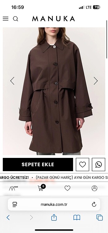 Zara MANUKA TRENÇKOT