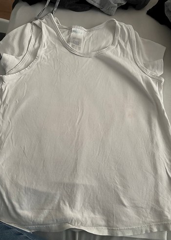 Yarım kollu fanila ve askılı atlet - Görsel 4