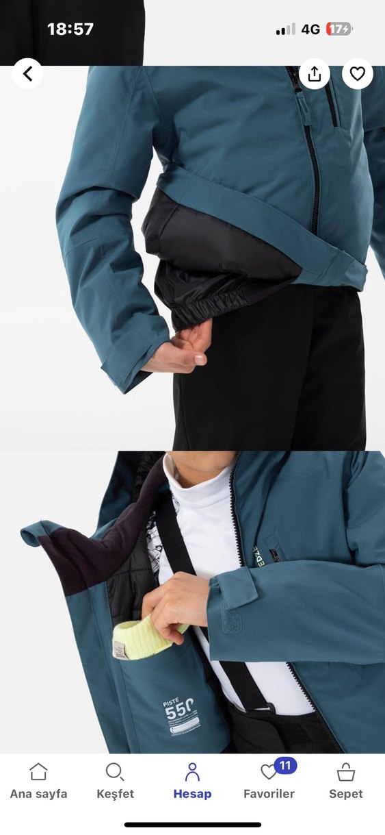 Decathlon kayak montu - Görsel 4