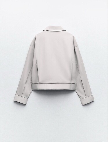 s Beden Zara pilili straight fit bomber ceket