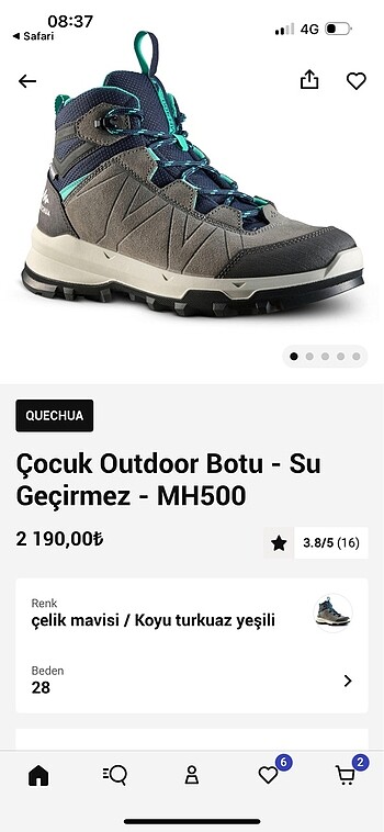 Decathlon Decathlon erkek çocuk bot