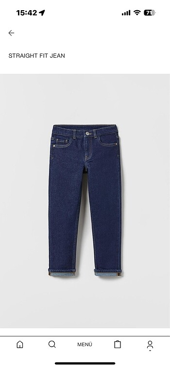Zara Straight Jean