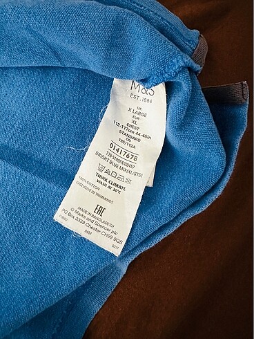 xl Beden mavi Renk Marks and spencer tişört
