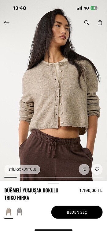 m Beden Stradivarius hırka