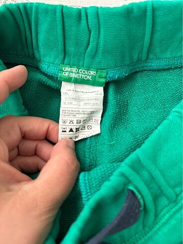 11-12 Yaş Beden yeşil Renk Benetton eşofman alt