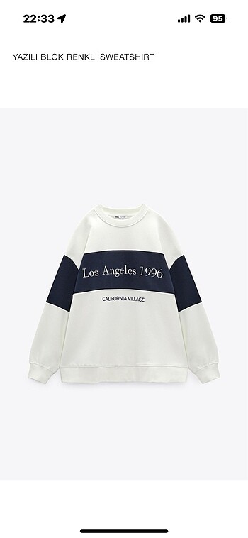 Zara sweatshirt