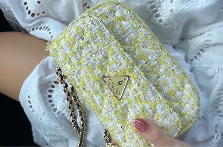 Sarı Guess çanta