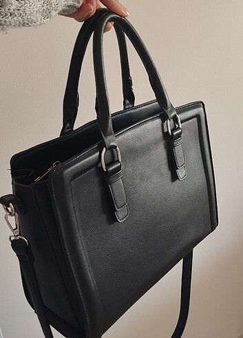 Stradivarius Siyah Tote Çanta