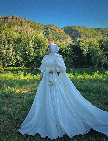Diğer Tesettür nikah elbisesi