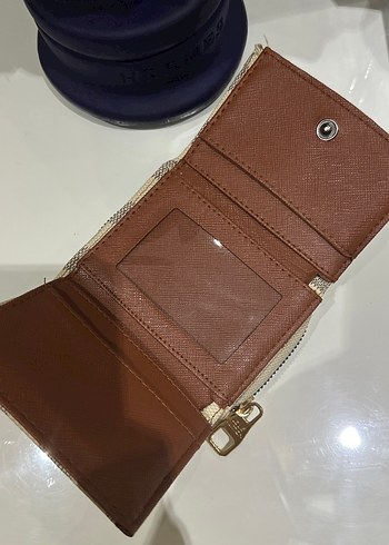 Louis Vuitton Bej Kareli Deri Kadın Cüzdanı