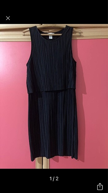 H&M siyah elbise