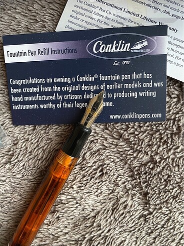 Conklin Duragraph Serisi amber m uç