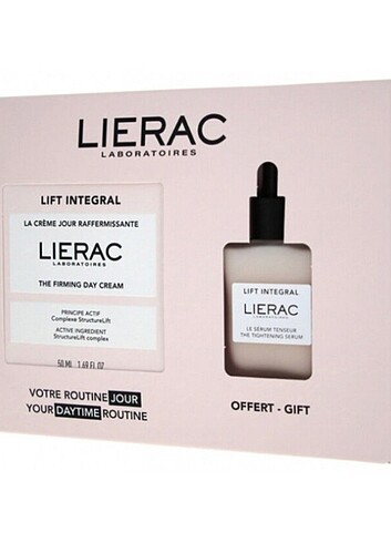 Lierac nemlendirici krem serum hediyeli