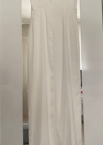 m Beden beyaz Renk Uzun Beyaz Saten Nişan/Nikah Elbisesi