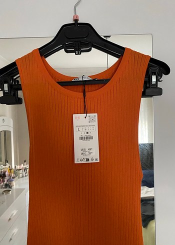Zara Triko Midi Elbise