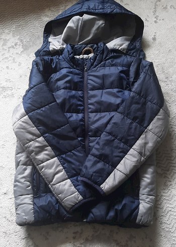 Kapüşonlu Erkek Çocuk Mont - Görsel 2