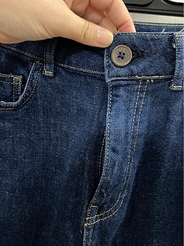 27 Beden Mavi wide leg kalıp