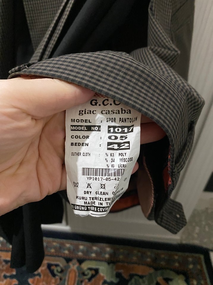 Düğmeli Kahverengi Erkek Yelek - Görsel 2