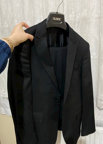 CLISHE Siyah Düğmeli Erkek Takım Elbise Ceket - Görsel 2