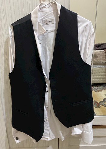 CLISHE Siyah Düğmeli Erkek Takım Elbise Ceket - Görsel 5