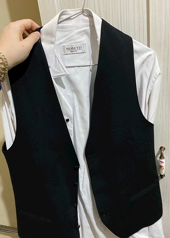 CLISHE Siyah Düğmeli Erkek Takım Elbise Ceket - Görsel 4