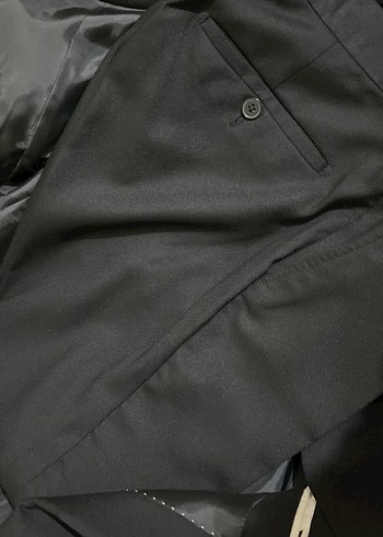 CLISHE Siyah Düğmeli Erkek Takım Elbise Ceket - Görsel 7